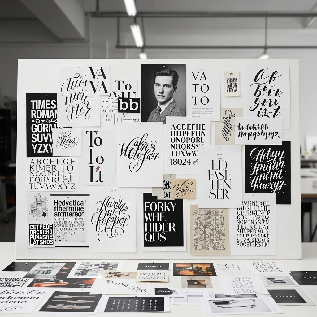 The Typography Mood Board