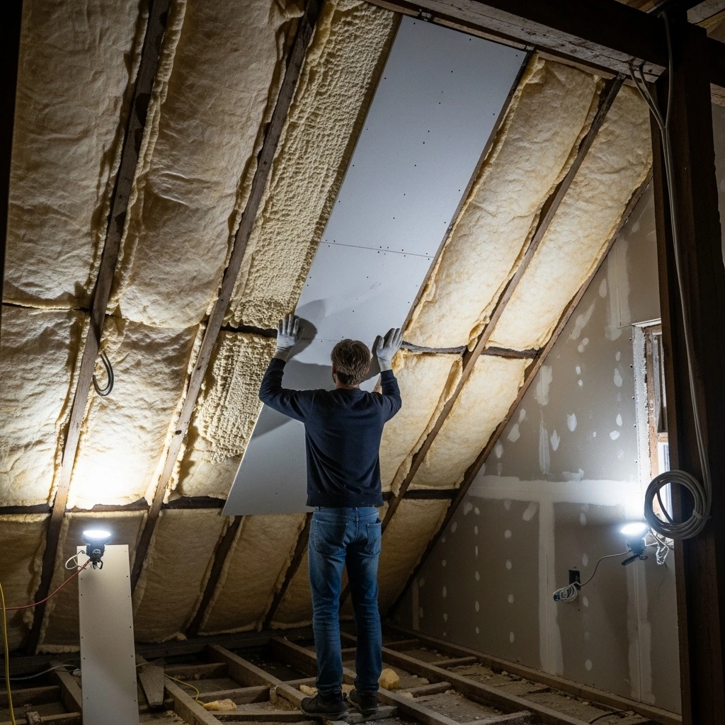 Apply a Foam or Rigid Insulation Layer