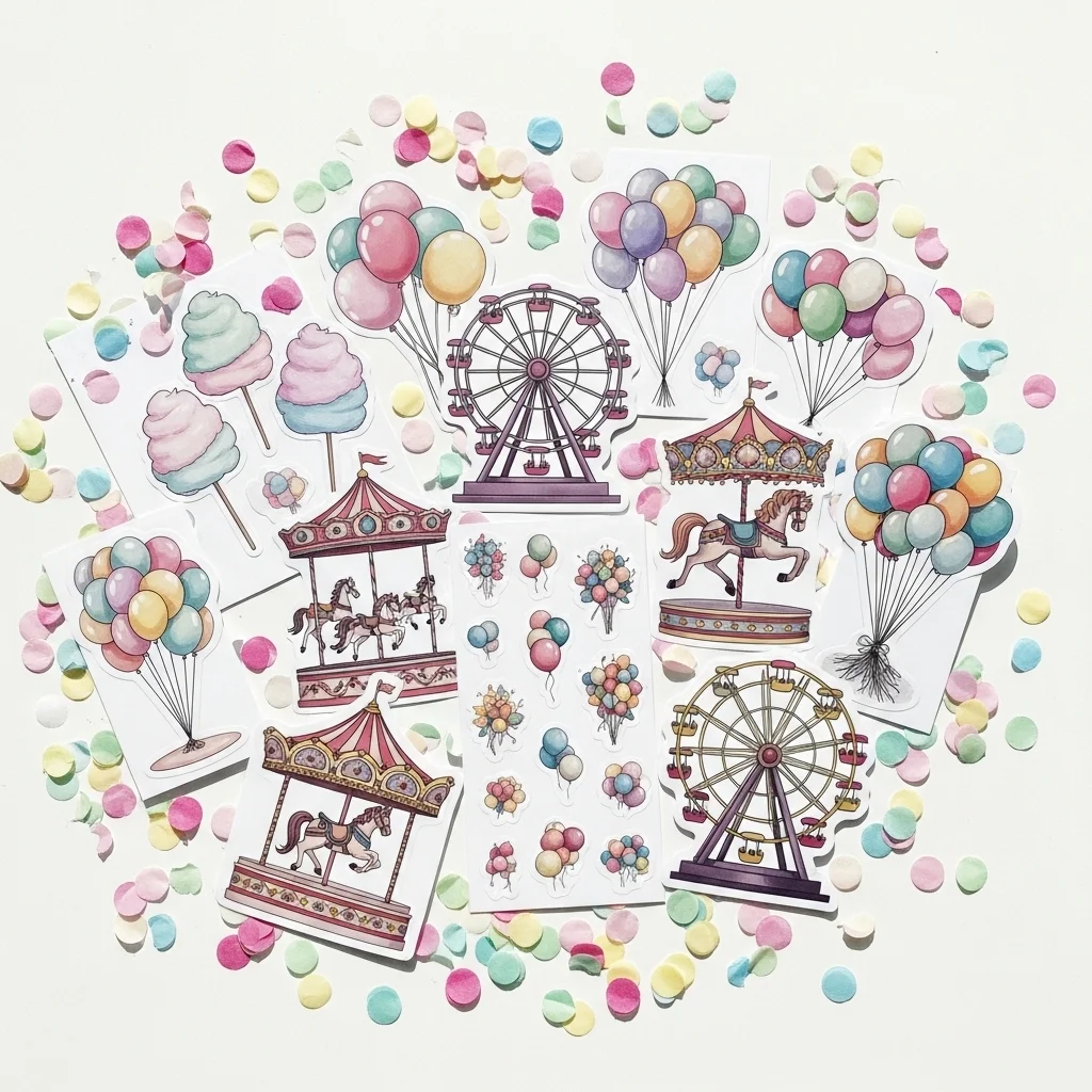 Carnival Sticker Sheets