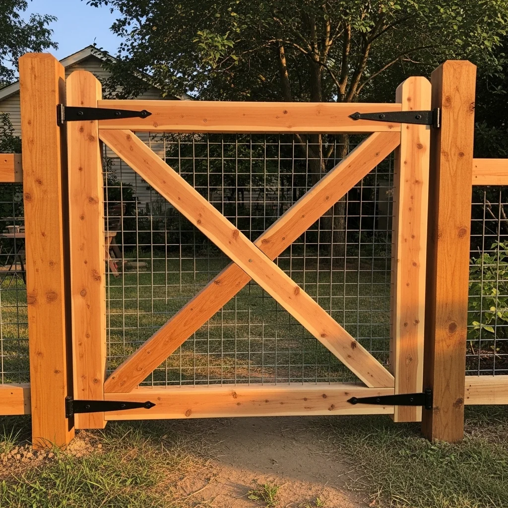Classic Cedar Frame with Welded Wire Mesh