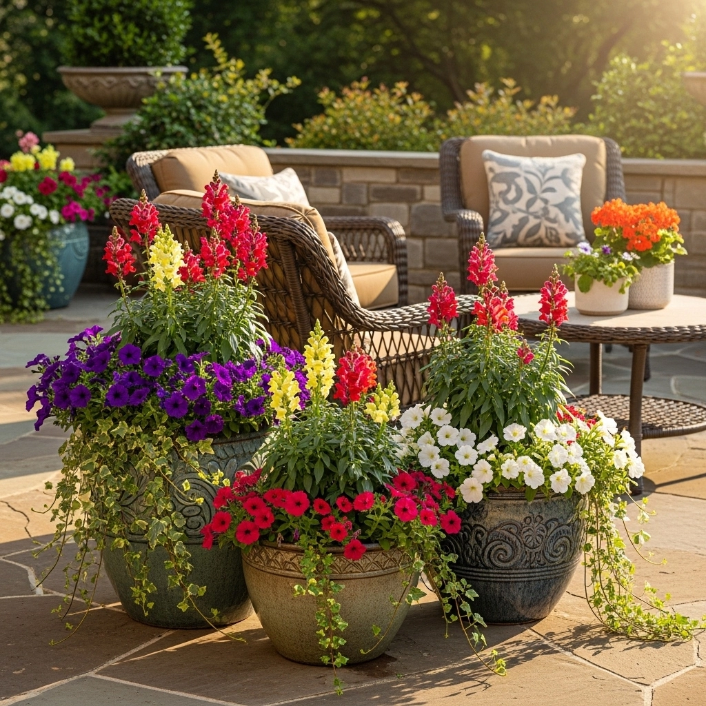 Container Garden on a Patio or Balcony