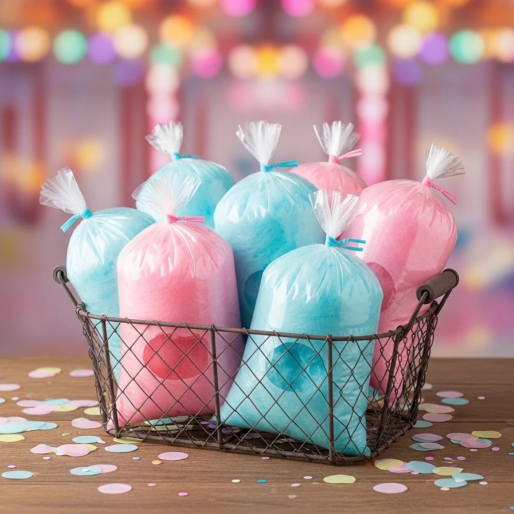 Cotton Candy in Individual Bags