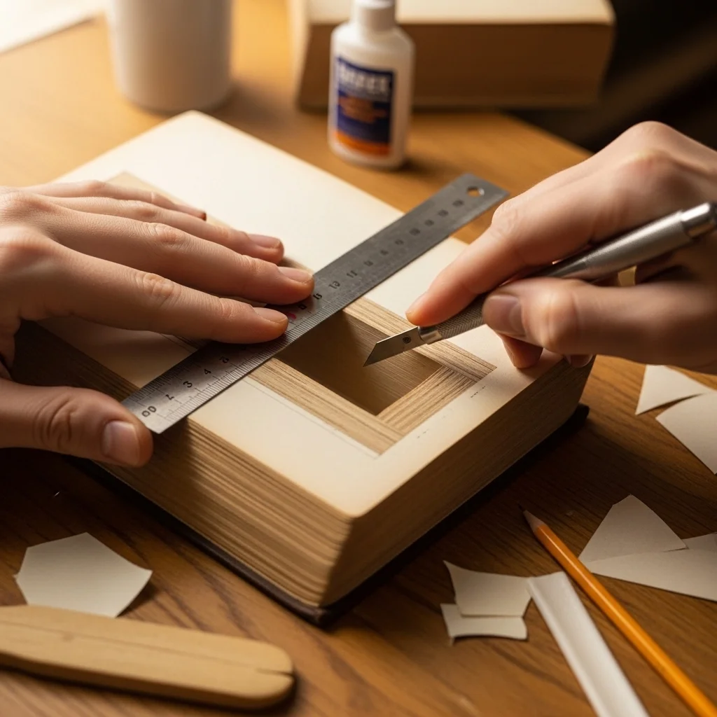DIY Book Box from a Hardcover Book