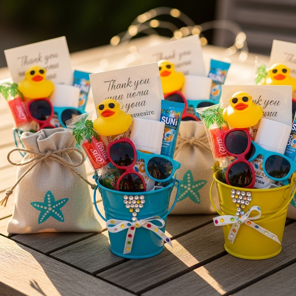 DIY Favor Bags with a Summer Theme