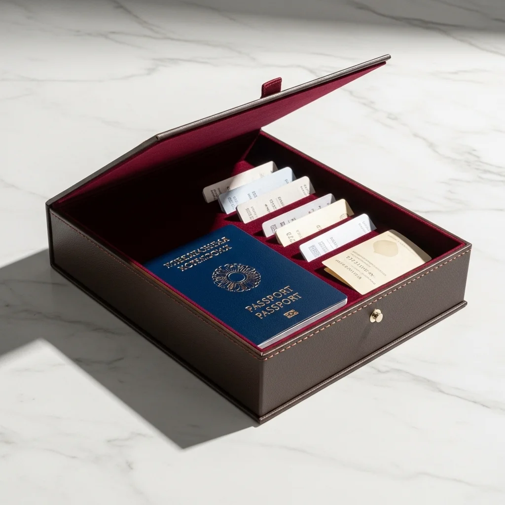 Faux Book Box with Magnetic Closure