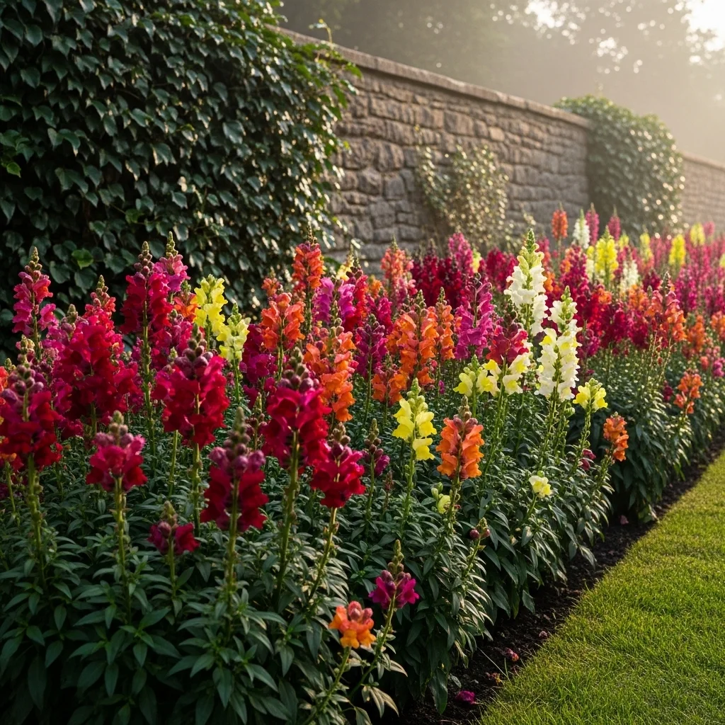 Foundation Planting Against a Wall or Fence