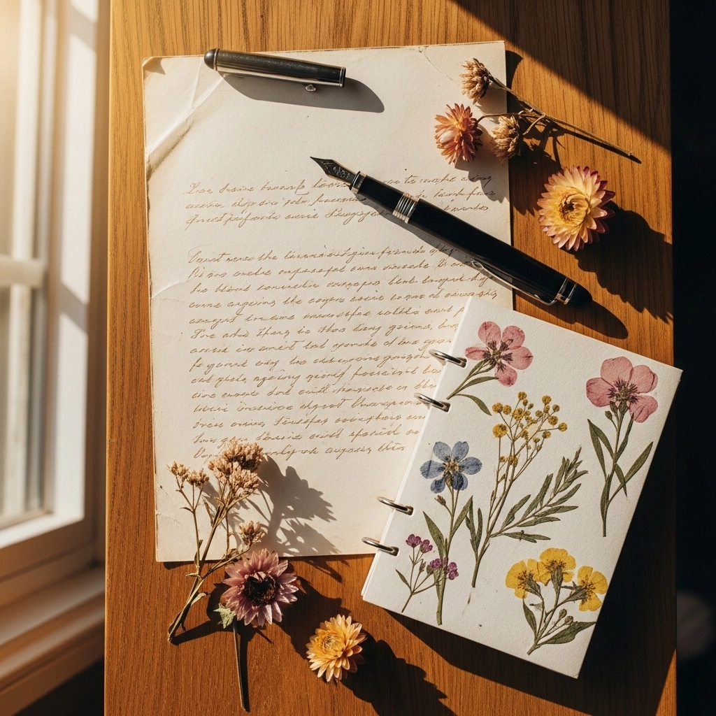 Handwritten Letter or Birthday Book