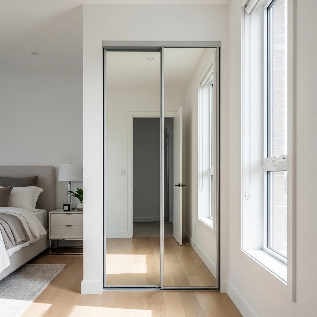 Install Mirrored or Sliding Doors