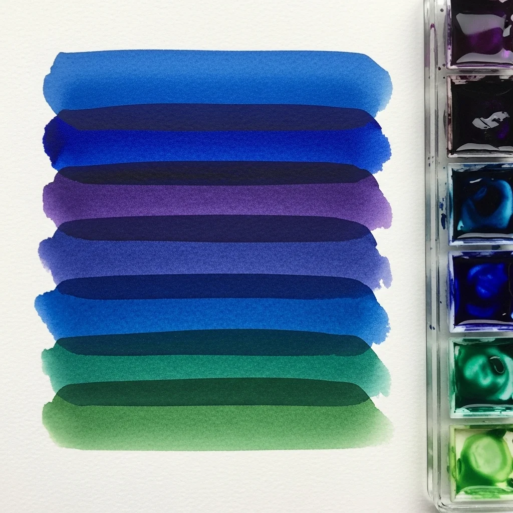 Layered Transparent Washes