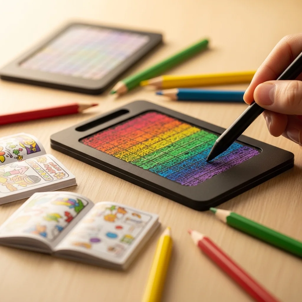 Mini Activity Books and Scratch Art Pads