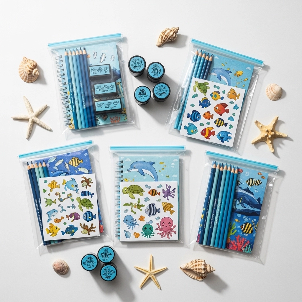 Ocean-Themed Stationery Sets