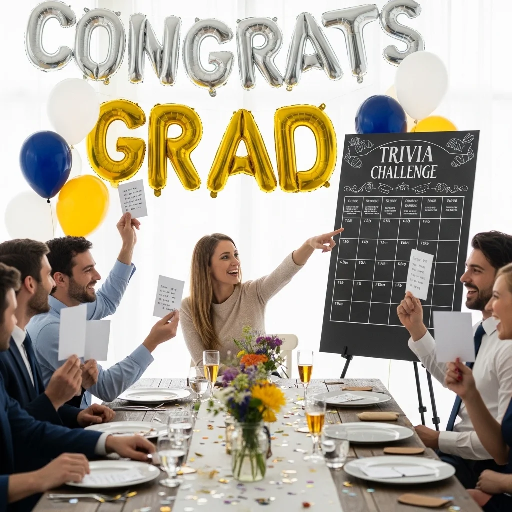Organize Graduation Trivia Games
