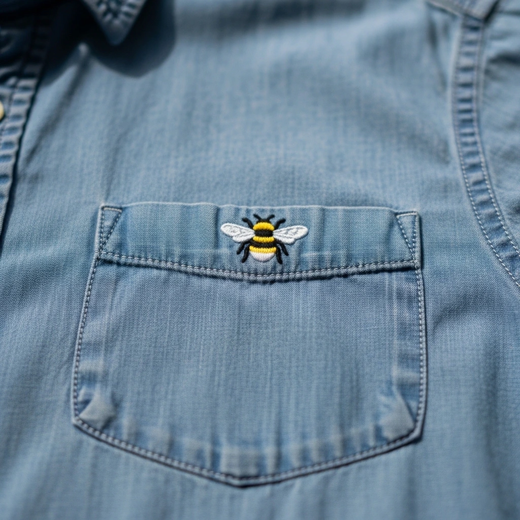Pocket Accent Embroidery