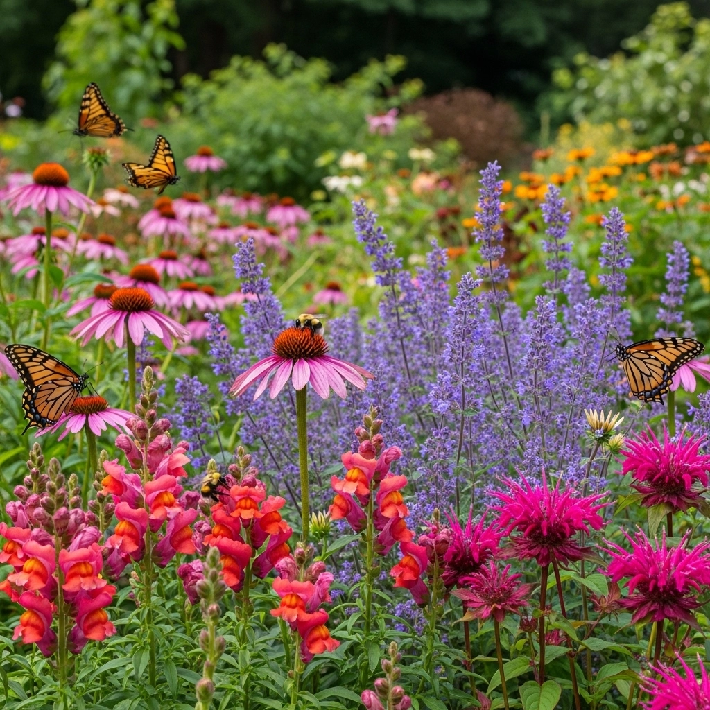 Pollinator-Friendly Garden Bed