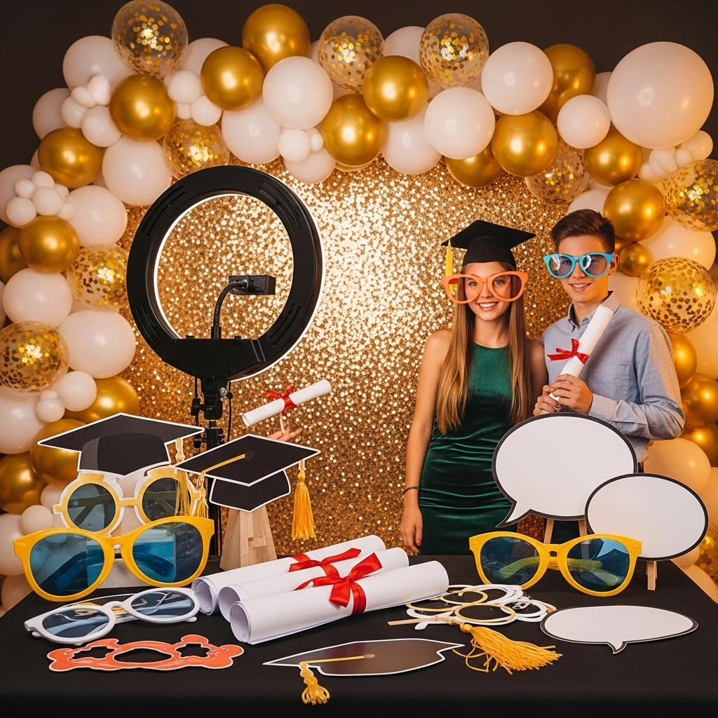 Set Up a Photo Booth with Class of 2026 Props