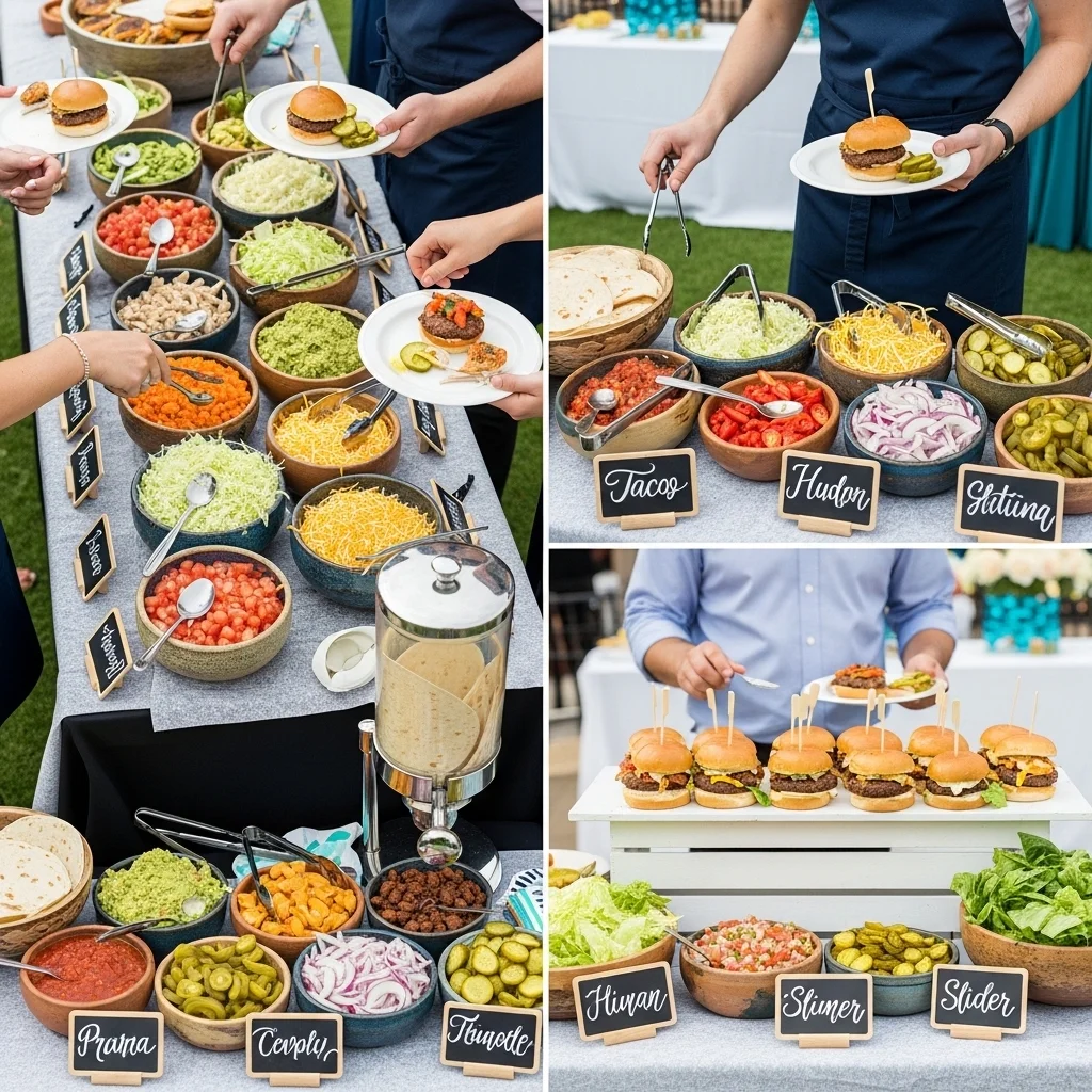 Set Up an Interactive Food Station