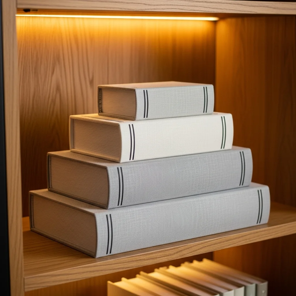 Set of Three Graduated Book Boxes