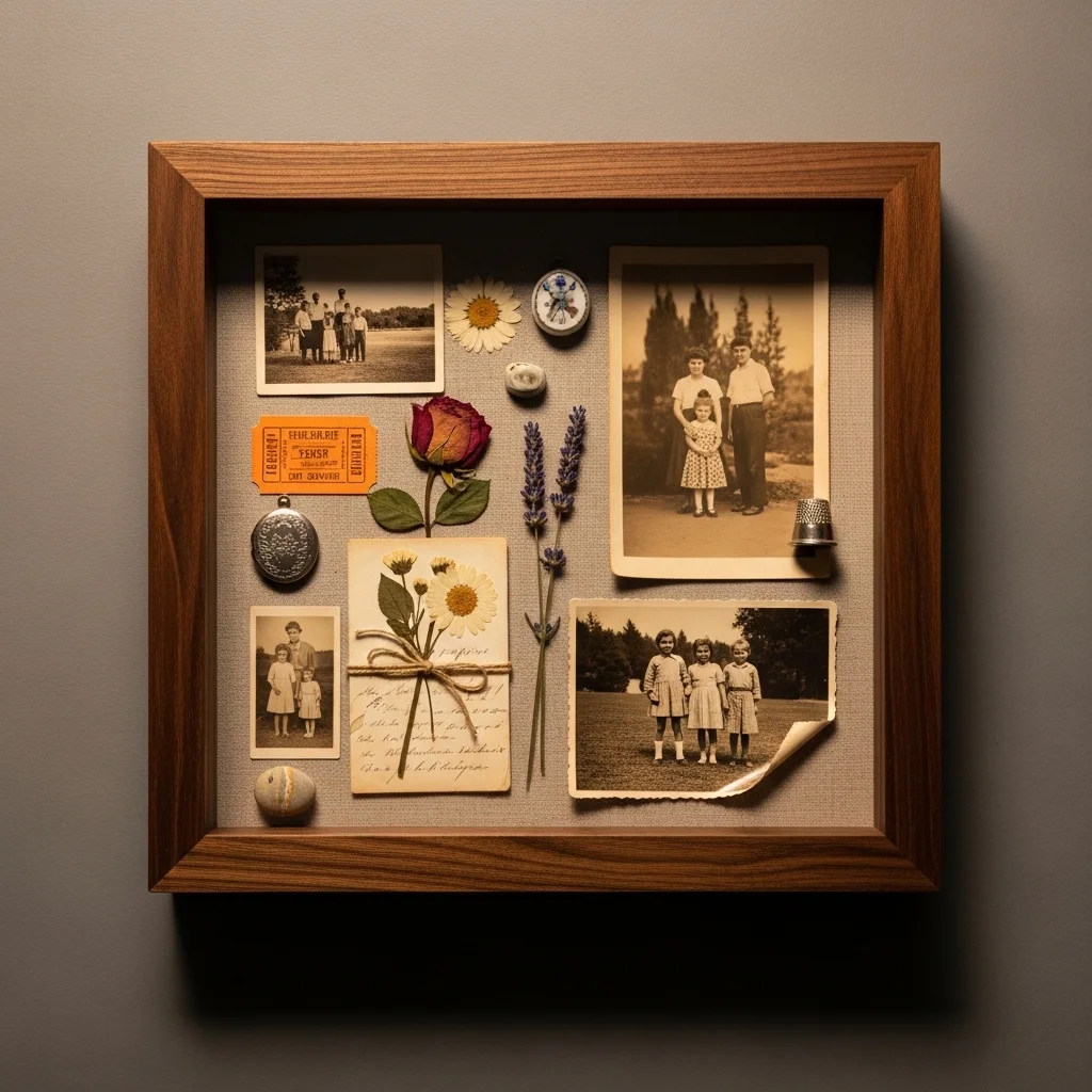 Shadow Box Memory Display