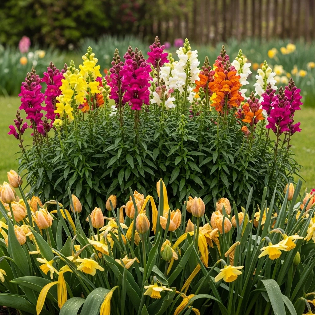 Spring Bulb and Snapdragon Combination