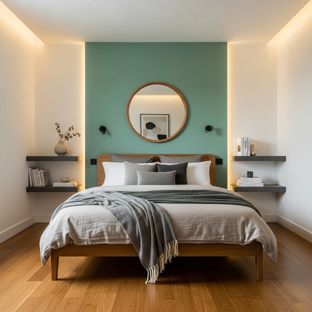 The Seafoam Green Accent Wall