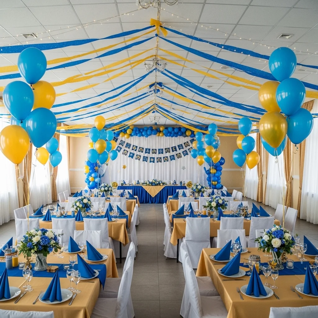 Use School Colors Throughout the Decor