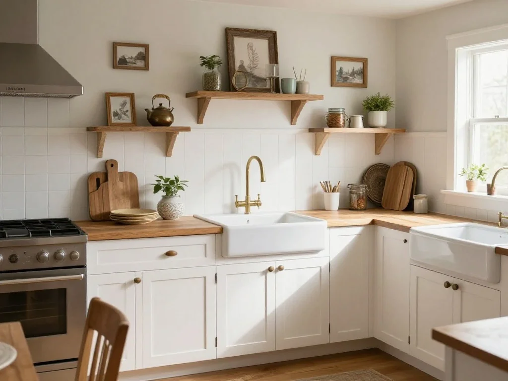 Add Beadboard Panels as a Backsplash