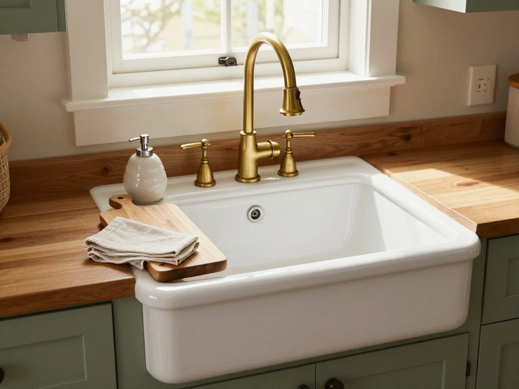 Add a Farmhouse or Apron Sink