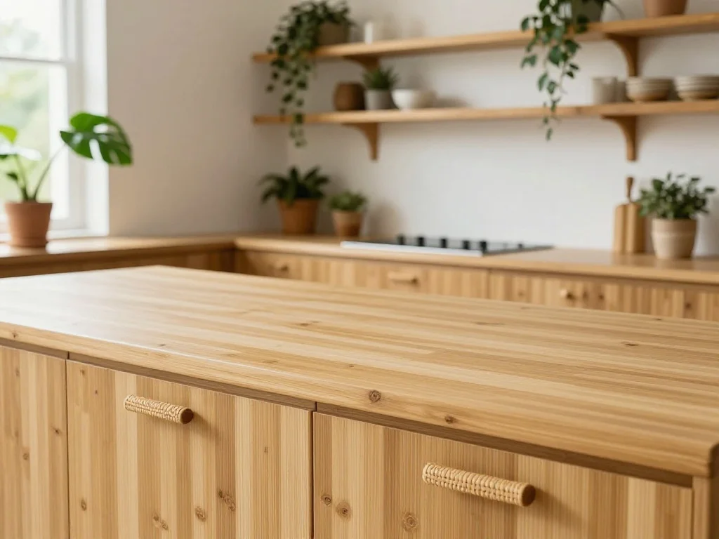 Bamboo Countertops for a Sustainable Warmth