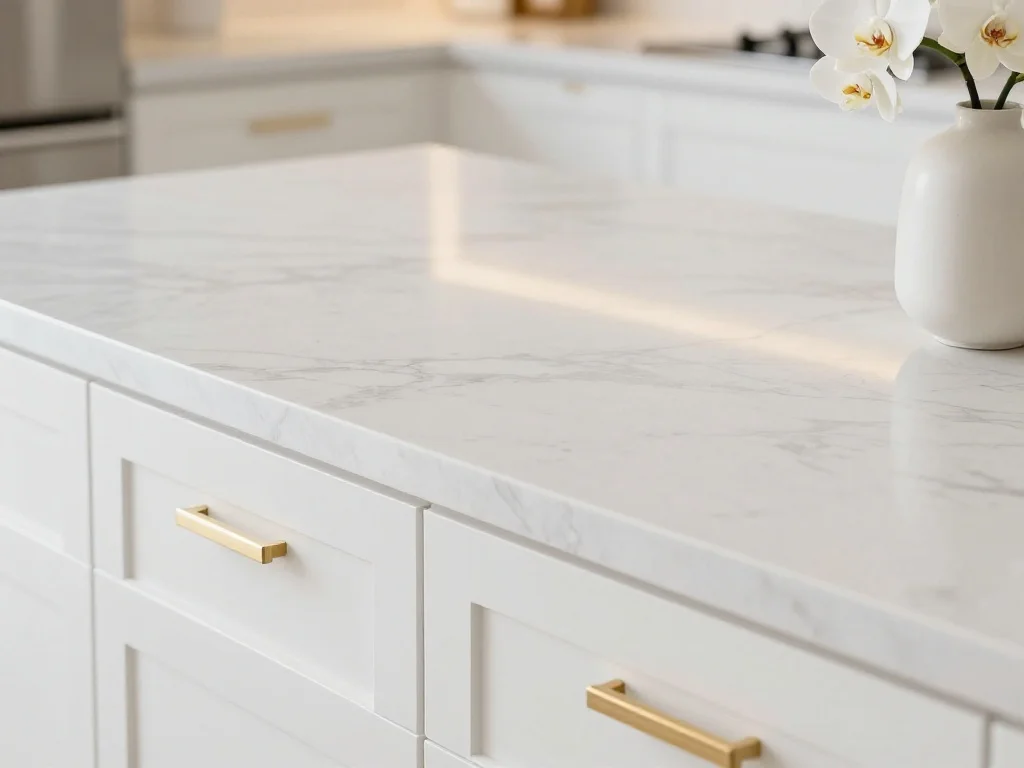 Classic White Quartz for a Timeless Look