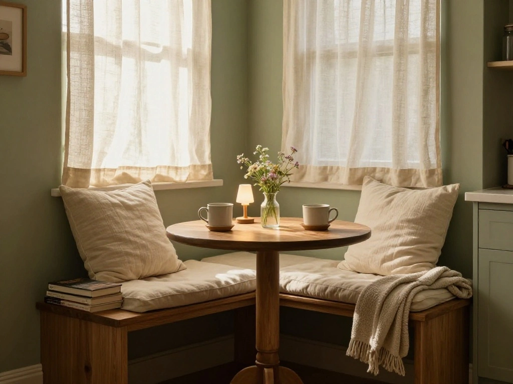 Create a Cozy Breakfast Nook or Seating Corner