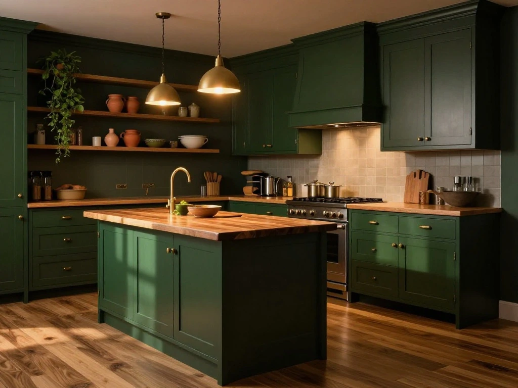 Embrace Dark and Moody Cabinet Colors