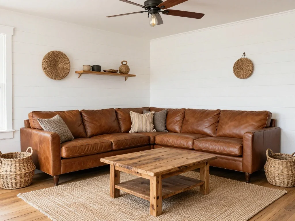 Embrace the Farmhouse Aesthetic with Shiplap and Rope Details