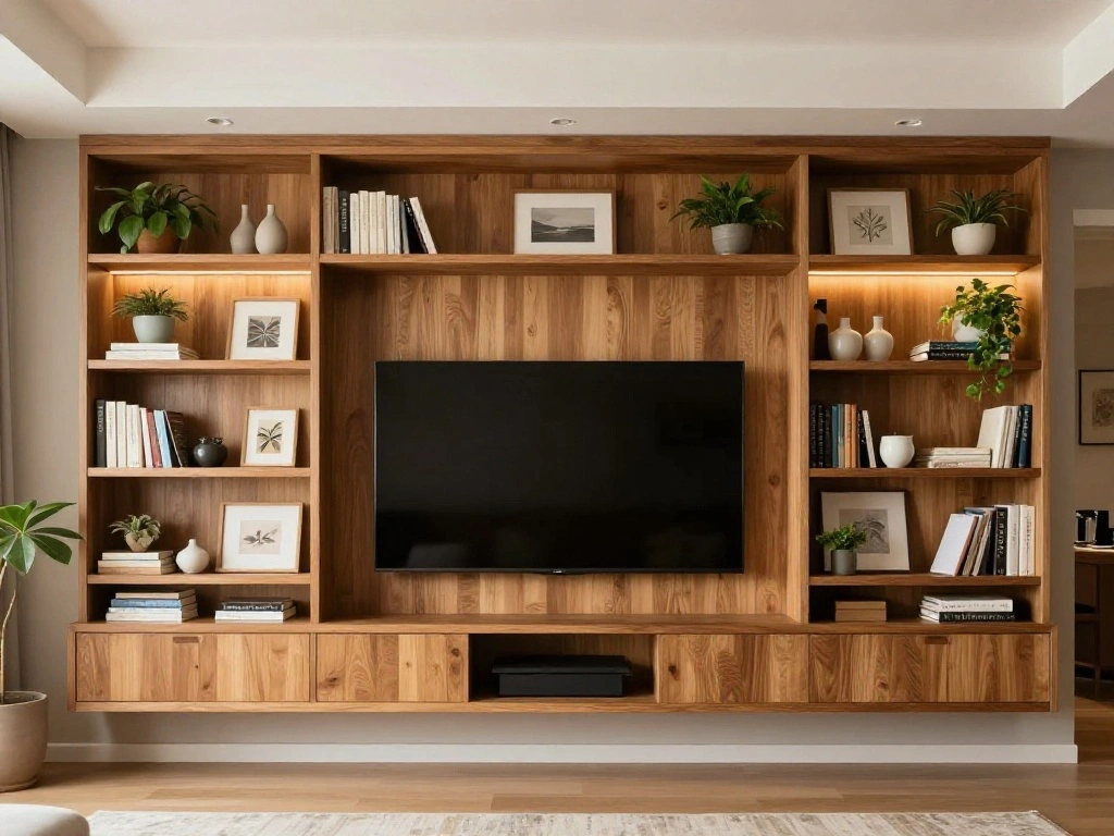 Full Surround Arrangement with Shelves on All Sides