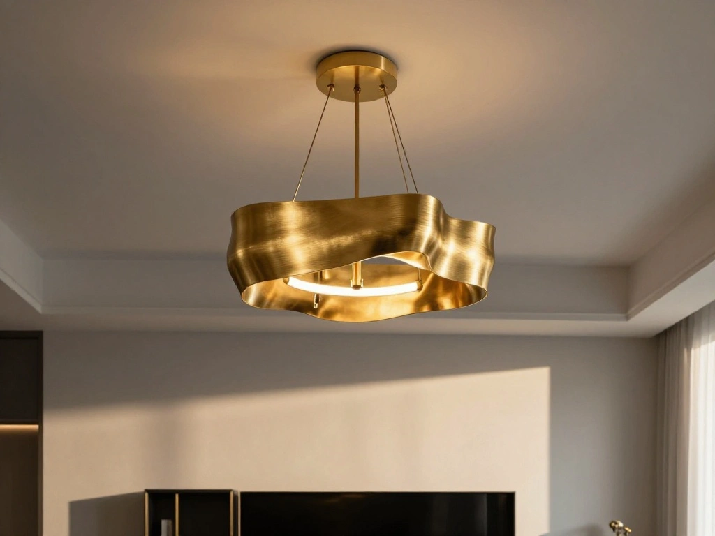 Gold Statement Chandelier