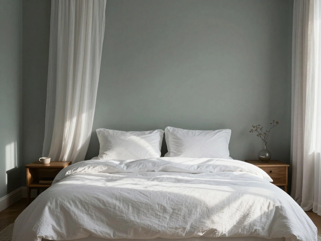 Gray Owl by Benjamin Moore for Light and Airy Bedrooms