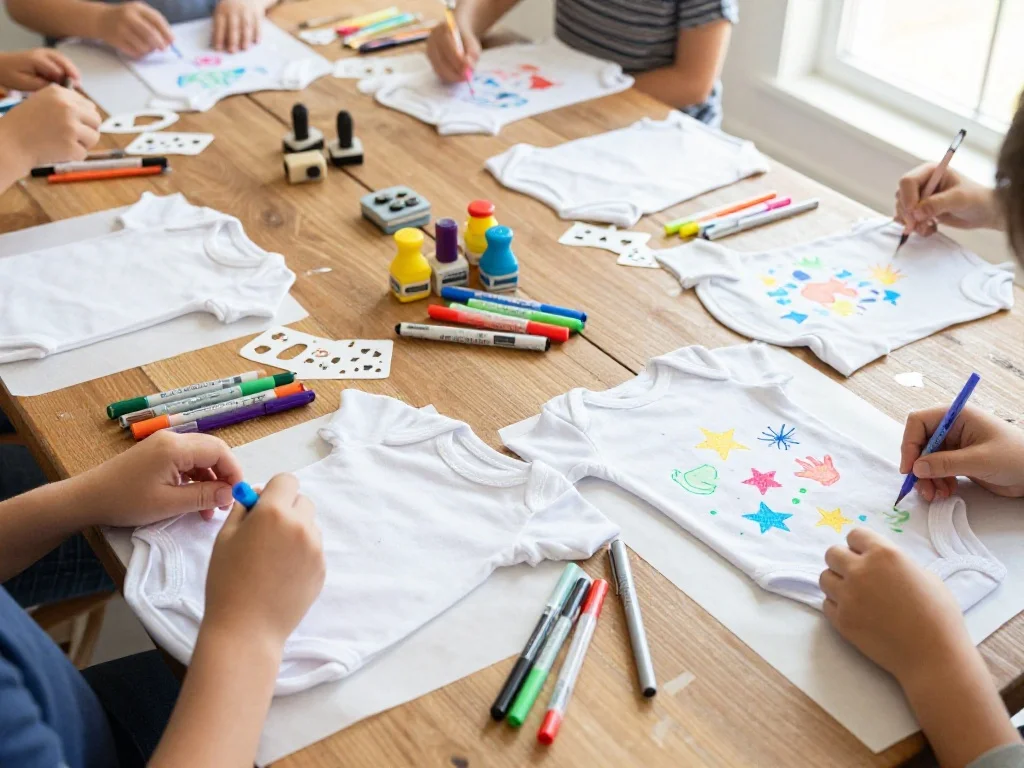 Host an Onesie Decorating Station