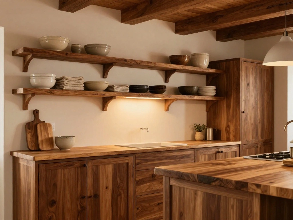 Introduce Natural Wood Throughout the Space
