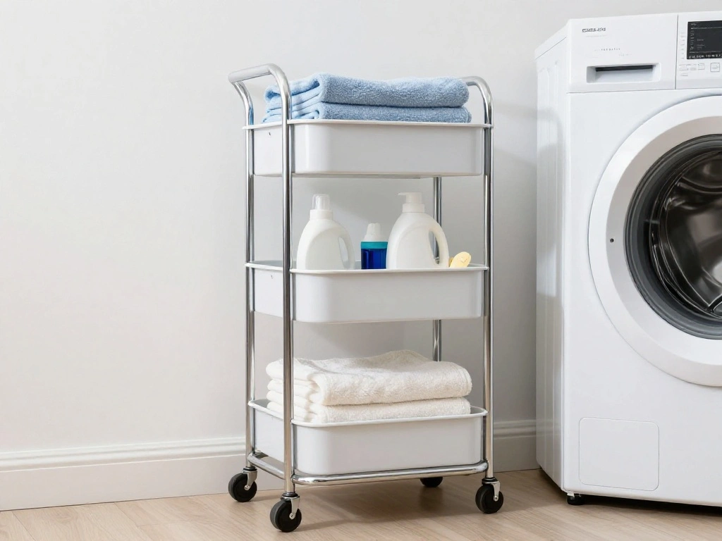 Invest in a Tiered Rolling Cart
