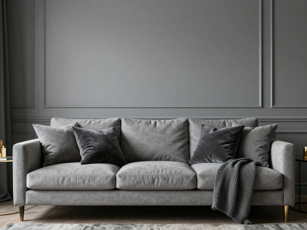 Layered Grey Tones in Soft Furnishings
