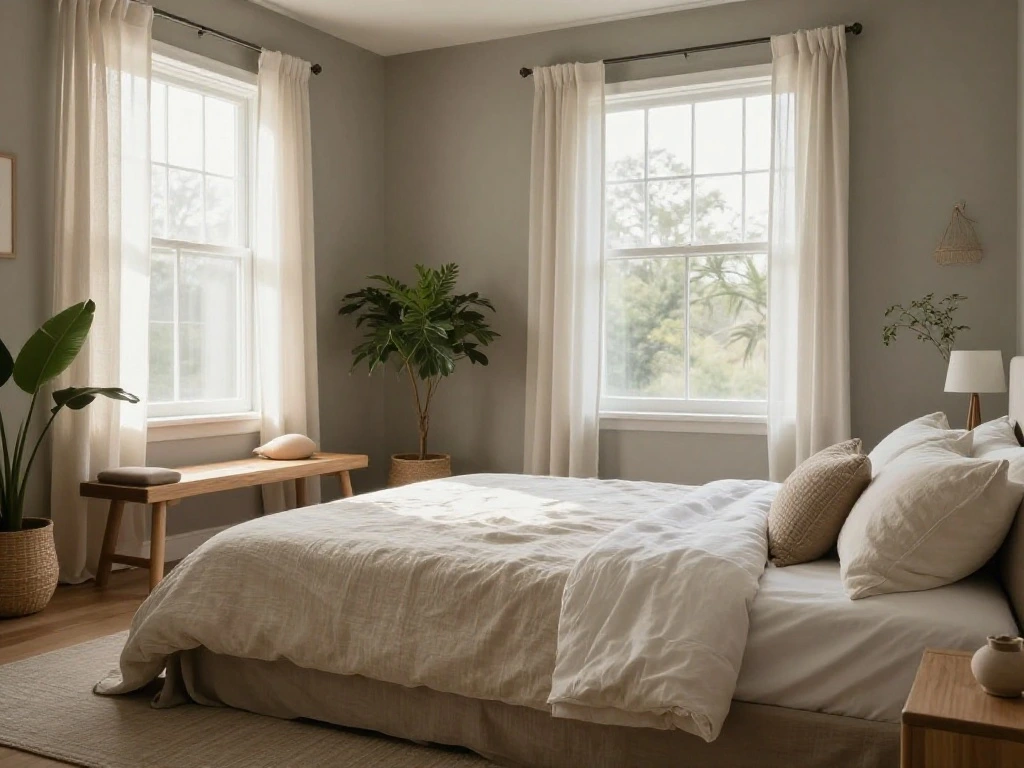 Natural Gray by Behr for Calming Bedrooms and Wellness Spaces