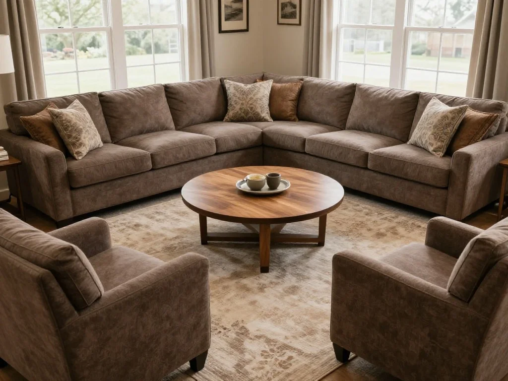 Opt for an L-Shape Layout to Define a Conversation Zone