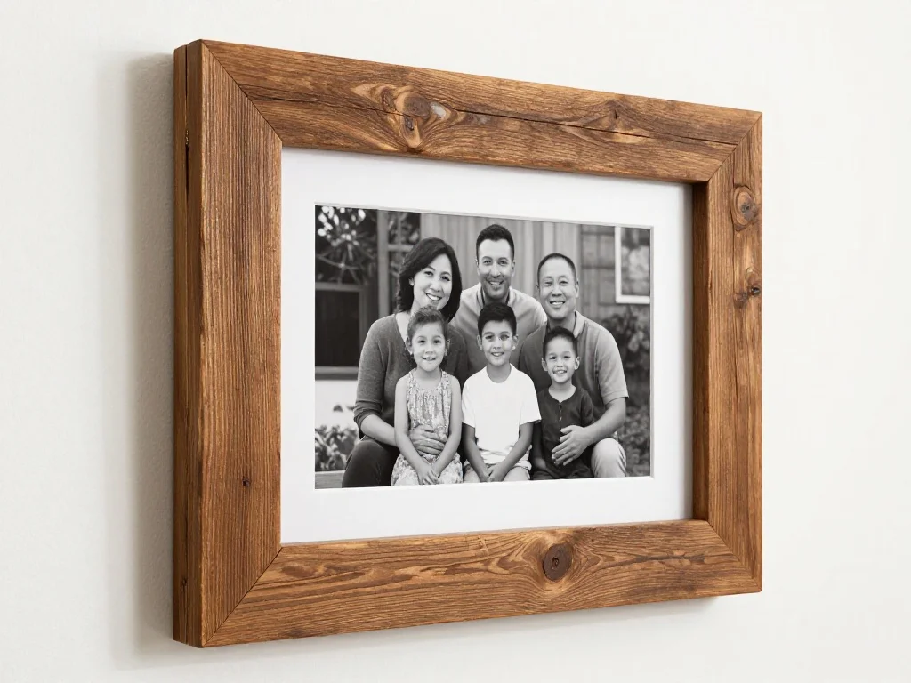 Scrap Wood Picture Frame