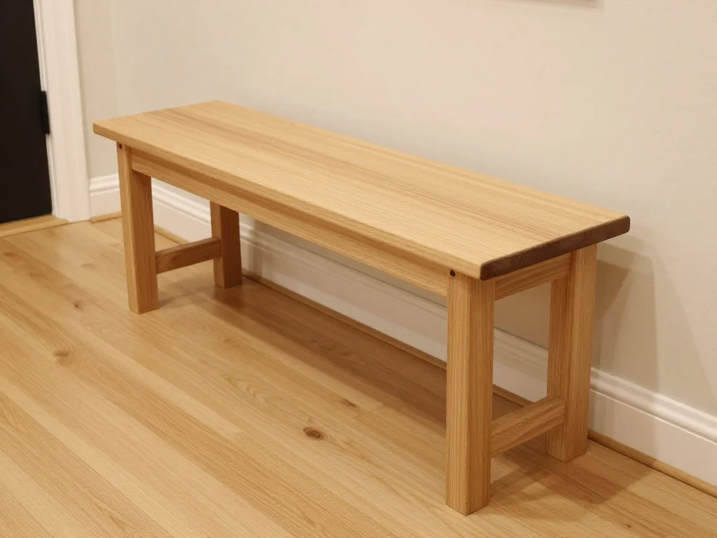 Simple Wooden Bench