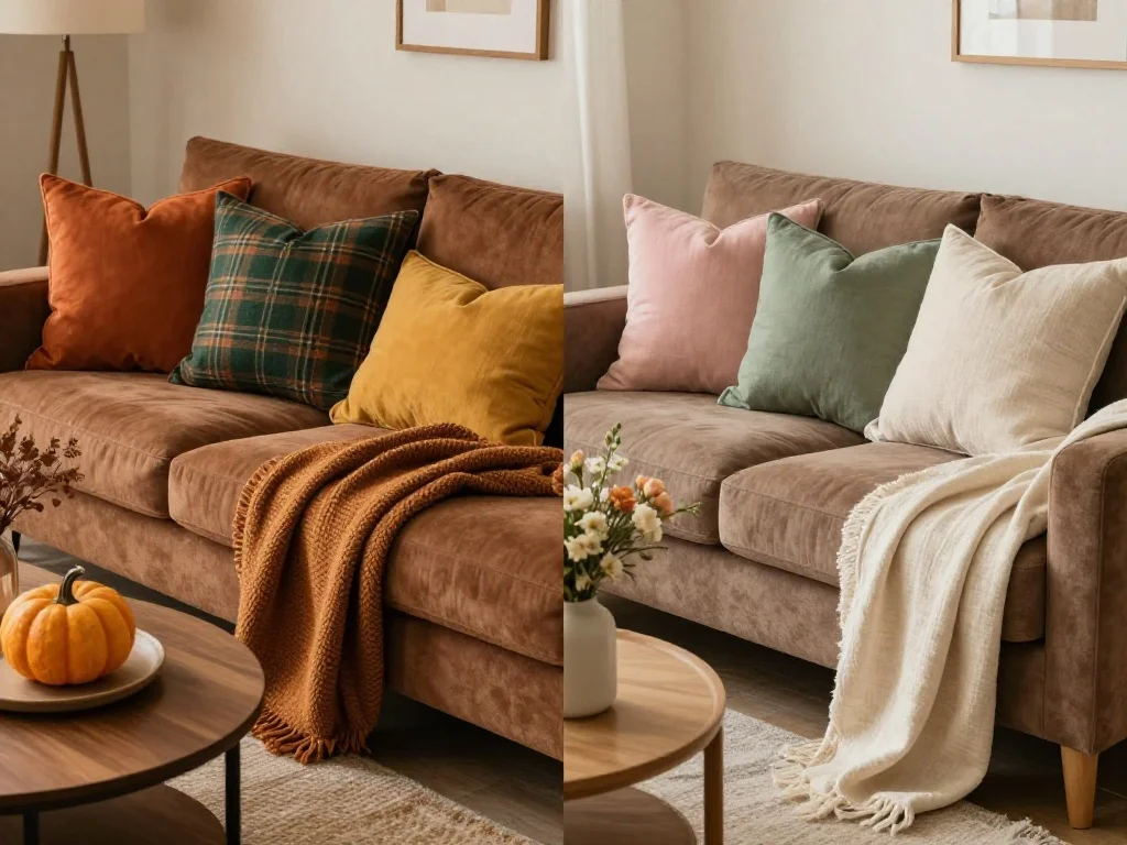 Style for the Seasons by Swapping Out Textiles