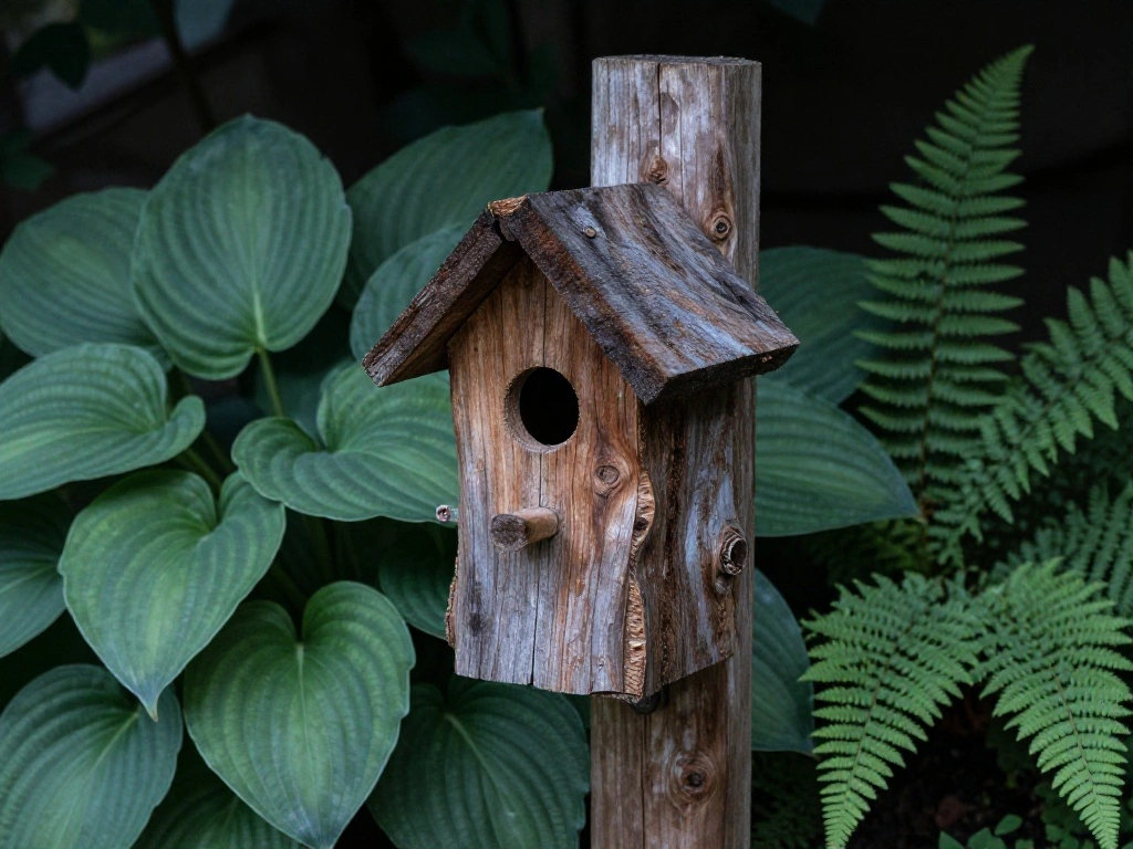 The Rustic Log Birdhouse