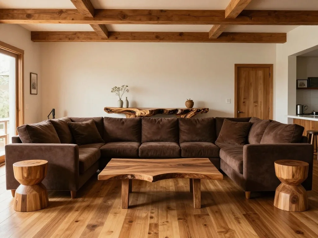 Use Warm Wood Elements Throughout the Room