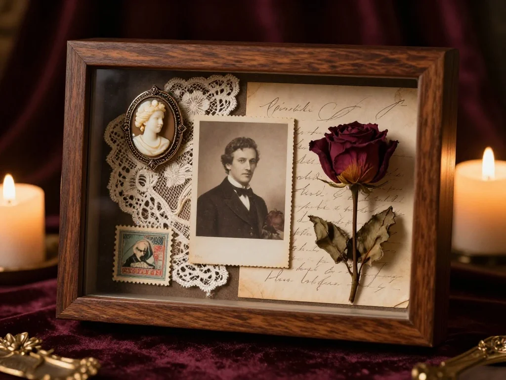 Vintage and Heirloom Shadow Box