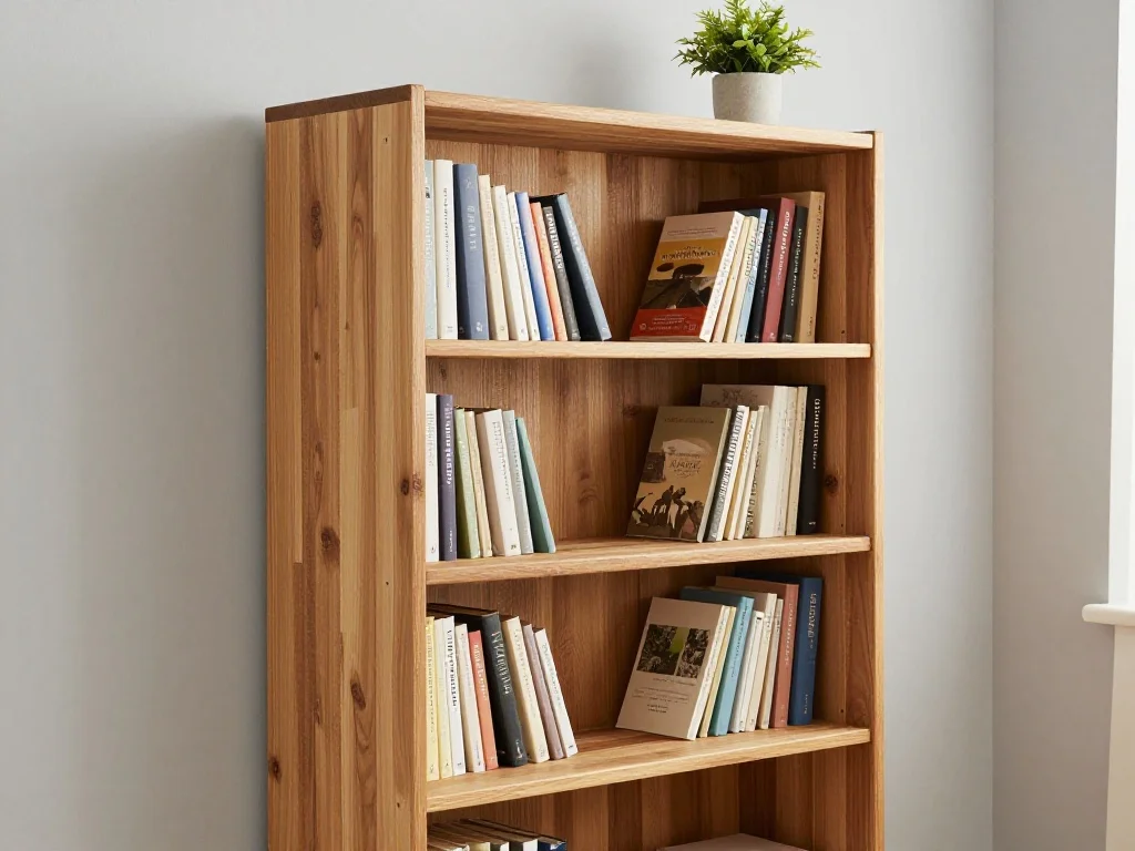 Wooden Bookshelf