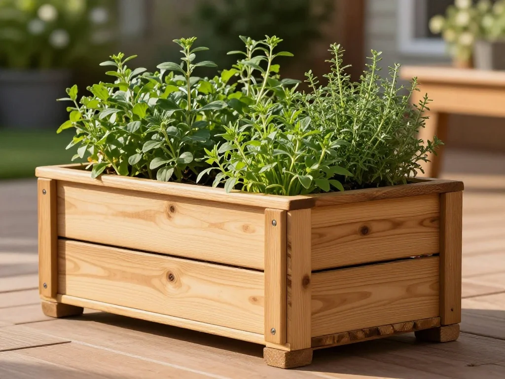 Wooden Planter Box