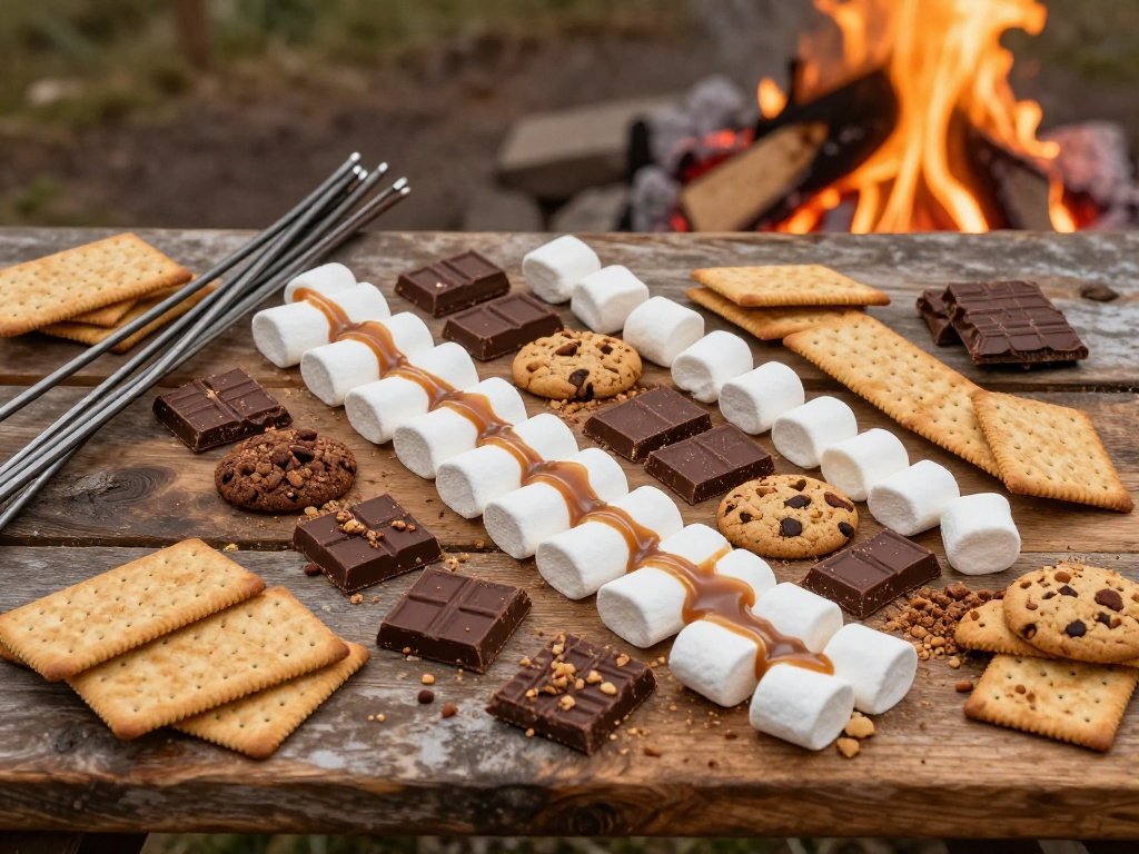 Set Up a S'mores Station as the Centerpiece Treat